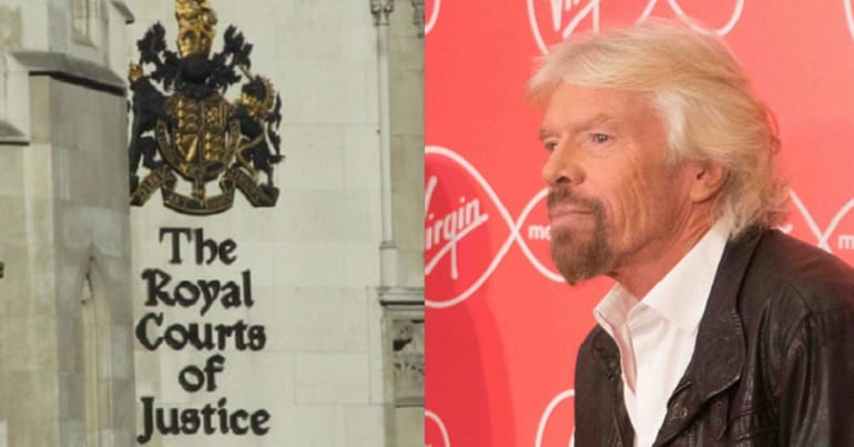 The government is being taken to court over Richard Branson