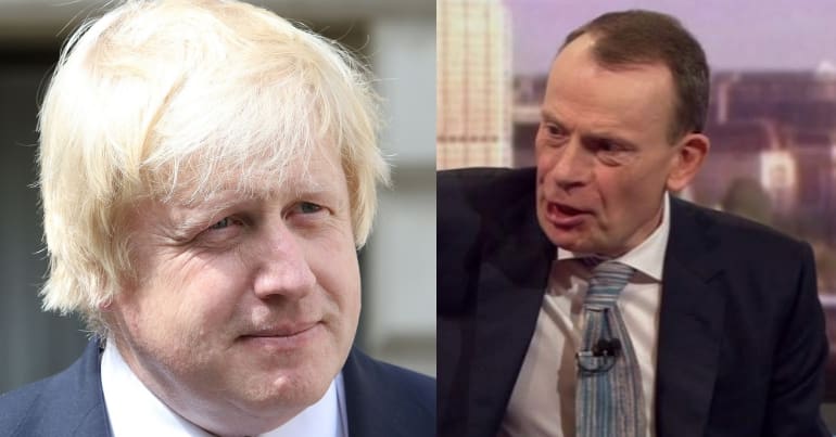 Boris Johnson and Andrew Marr