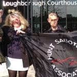 West Midlands Hunt Saboteurs outside court