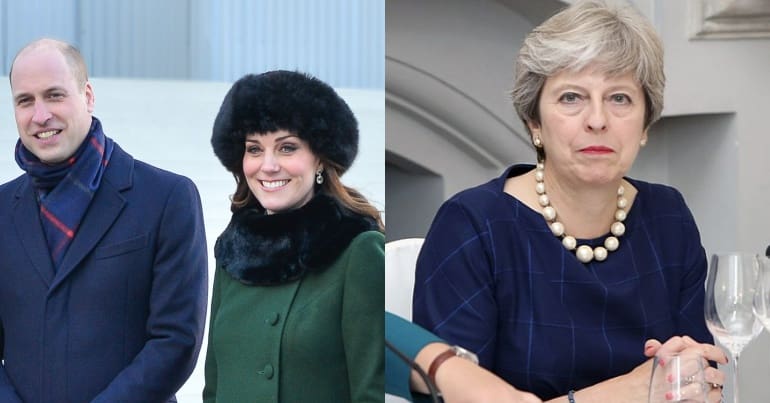 Prince William and Kate / Theresa May