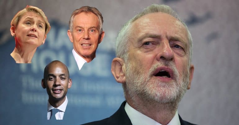 Corbyn and Labour centrists