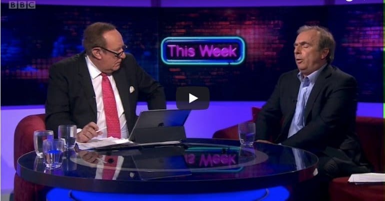 Andrew Neil and Peter Hitchens on BBC This Week
