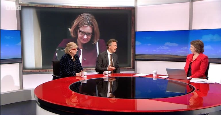 BBC Daily Politics panel Windrush crisis Rudd