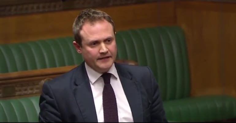 Tom Tugendhat in Parliament