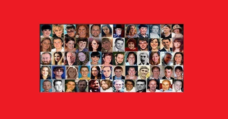 A collage of people who have died from vEDS for REDS4VEDS day