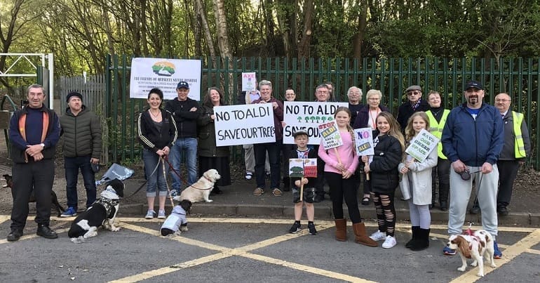 A community campaign against a local Aldi store