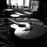 A guitar from a video for the Millions Missing campaign