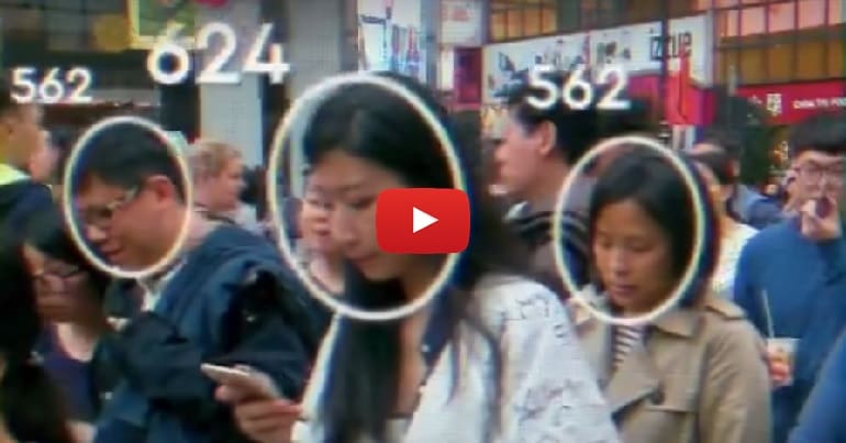 Chinese people being scored according to their behaviour
