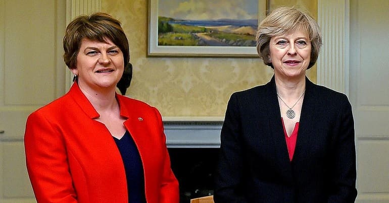 Arlene Foster Theresa May