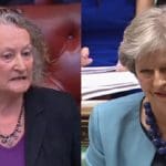 Jenny Jones and Theresa May