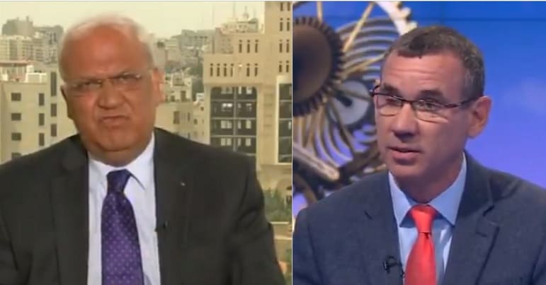 Palestine's Chief Negotiator and Israeli Ambassador on Sunday Politics.