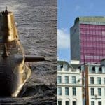 Astute Class Submarine and George Square Glasgow UDT arms fair