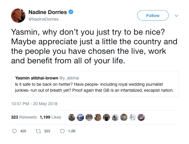 Nadine Dorries tweet