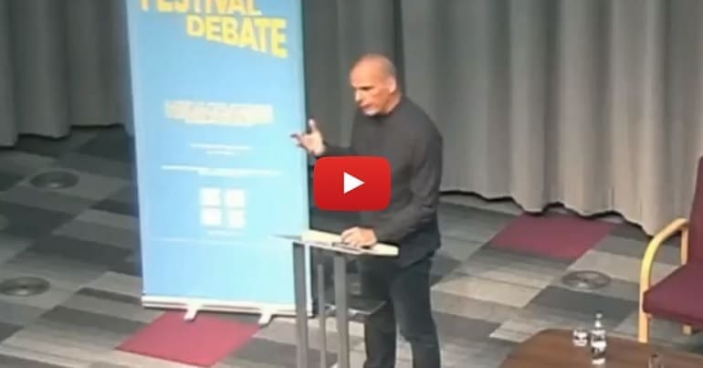 Yanis Varoufakis speaking