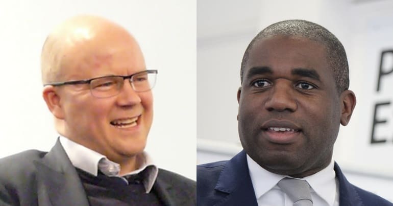 Toby Young and David Lammy