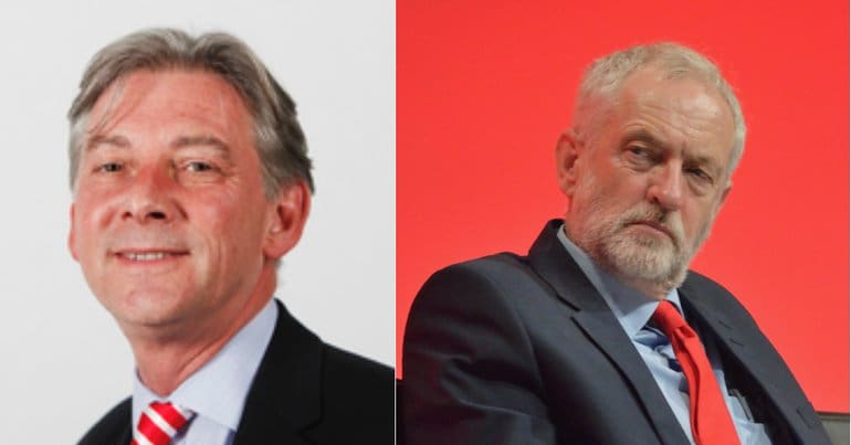 Richard Leonard and Jeremy Corbyn