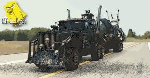 battle wagon from Mad Max