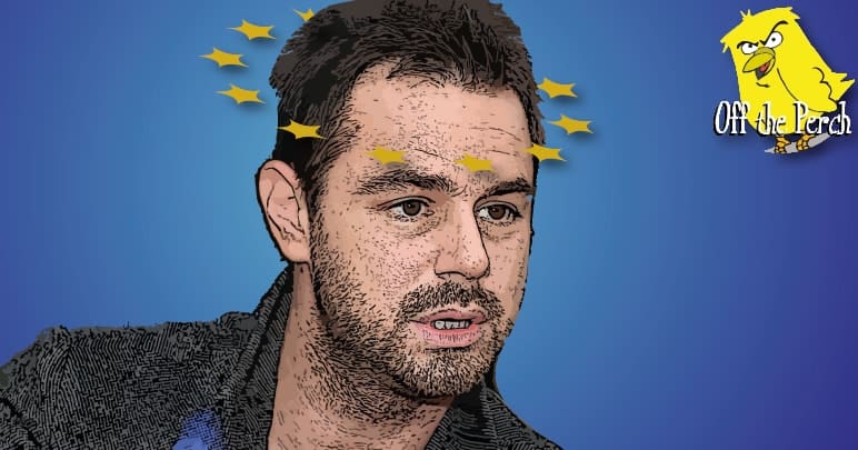 Danny Dyer with a halo of stars
