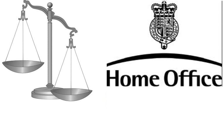 2005 Home Office Logo with scales of injustice