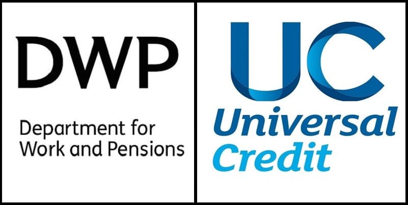 DWP logo and Universal Credit logo