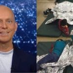 Steve Hilton on Fox and children sleeping under space blankets