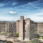 Skyline of social housing in Sheffield
