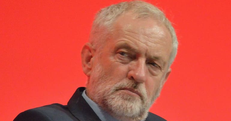 Jeremy Corbyn at the 2016 Labour Party Conference