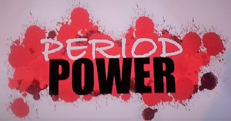 Logo of an anti period poverty campaign