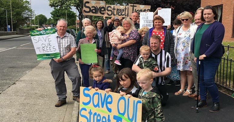 South Tyneside trees campaigners