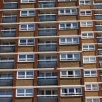 a social housing tower block
