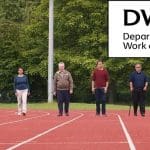 MS Society's campaign and the DWP logo