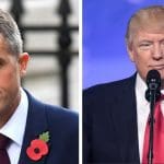 Gavin Williamson and Donald Trump