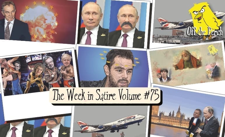 Images from the week's satire