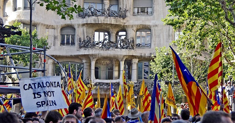 Catalan Independence Demonstration