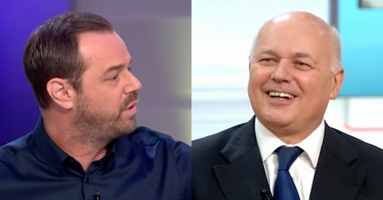 Danny Dyer and Iain Duncan Smith