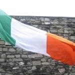 Irish flag in Ireland