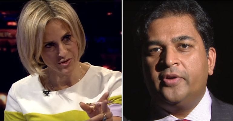 Emily Maitlis and Shanker Singham IEA