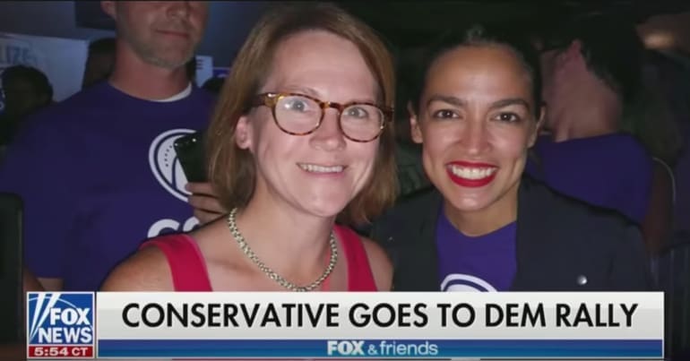 Virgina Kruta with Alexandria Ocasio-Cortez