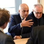 Sajid Javid at Wisbech Boathouse