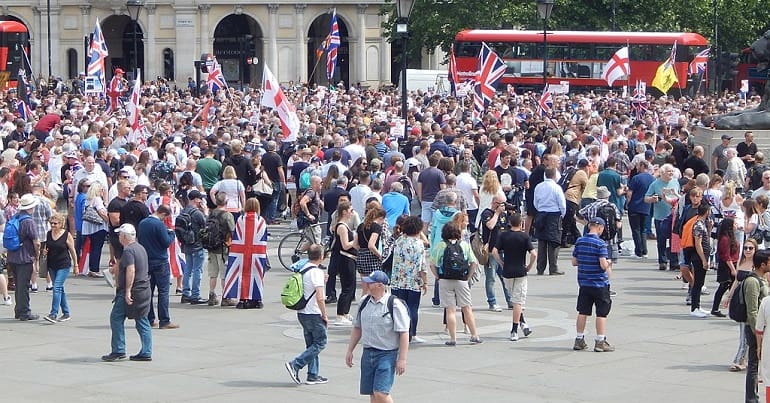 Free Tommy Robinson march