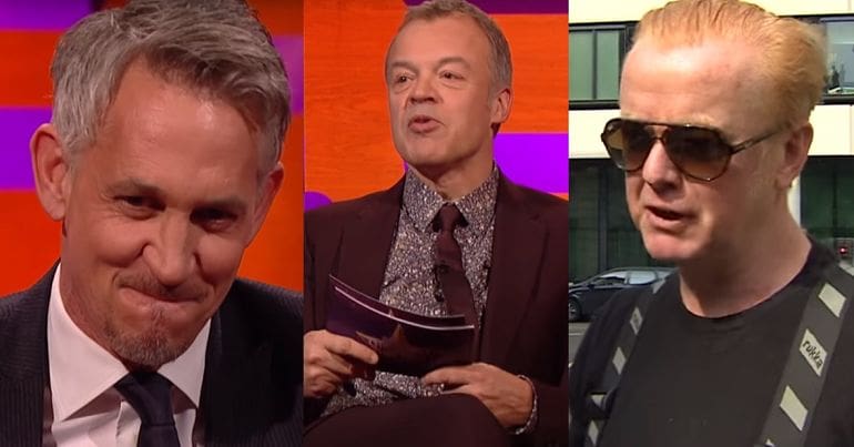 Gary Lineker, Graham Norton and Chris Evans