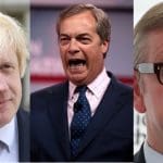 Boris Johnson, Nigel Farage and Michael Gove second referendum