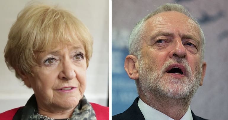 Margaret Hodge and Jeremy Corbyn