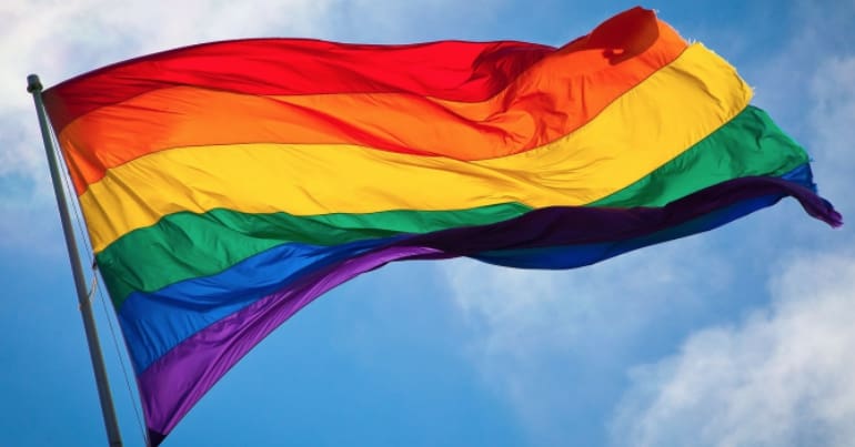 Rainbow pride Flag