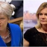 Justine Greening and Theresa May