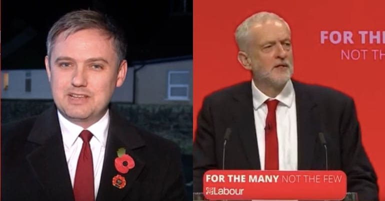 John Woodcock and Jeremy Corbyn