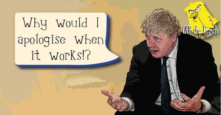 Boris Johnson refuses to apologise for ‘acting like’ a massive c**t