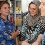 Women involved with co-ops in Rojava, northern Syria