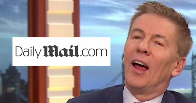 Andrew Pierce and Daily Mail logo