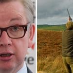 Michael Gove and a grouse shooter